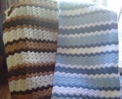 crocheted shell afghans